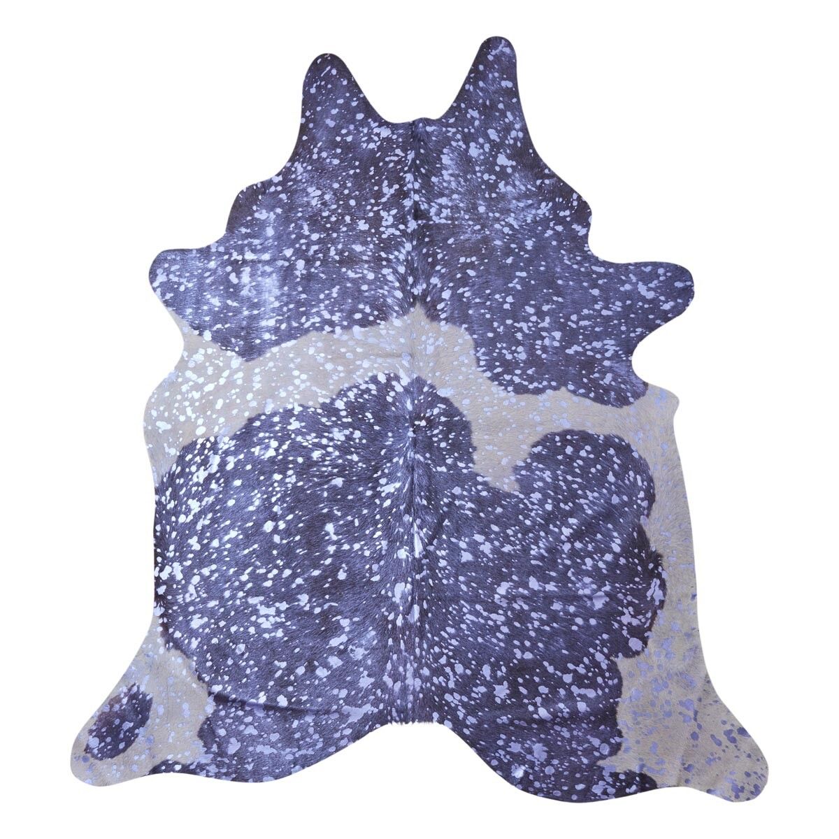 Tapis en peau de vache | Shiney Purple | 3,2 sqm