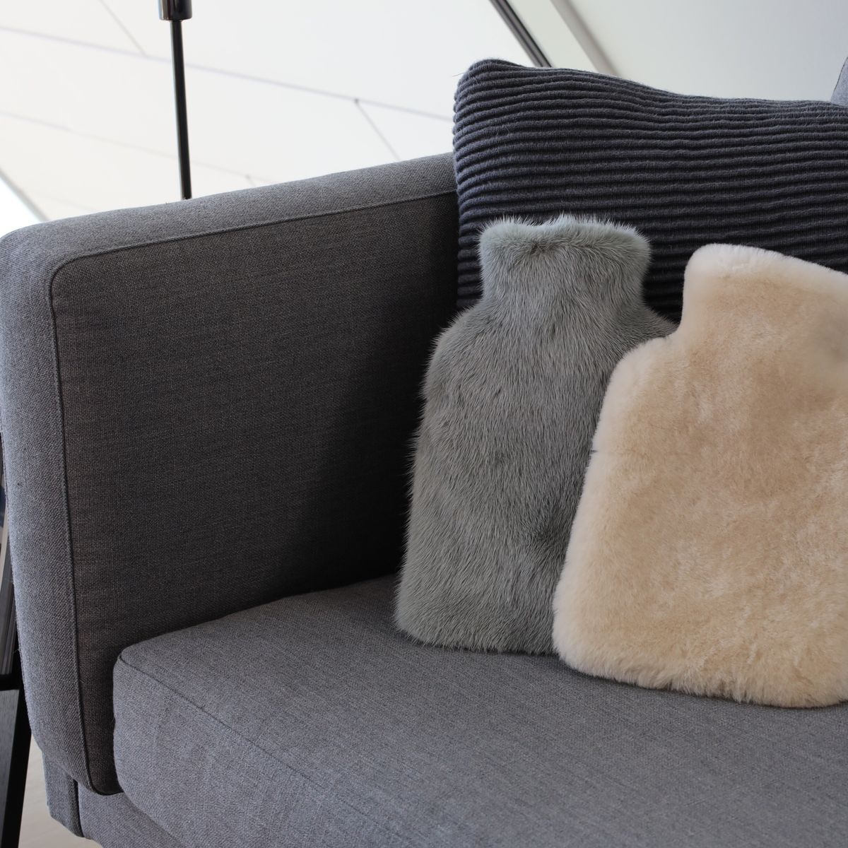 Bouteille d'eau chaude pour lapin Beige