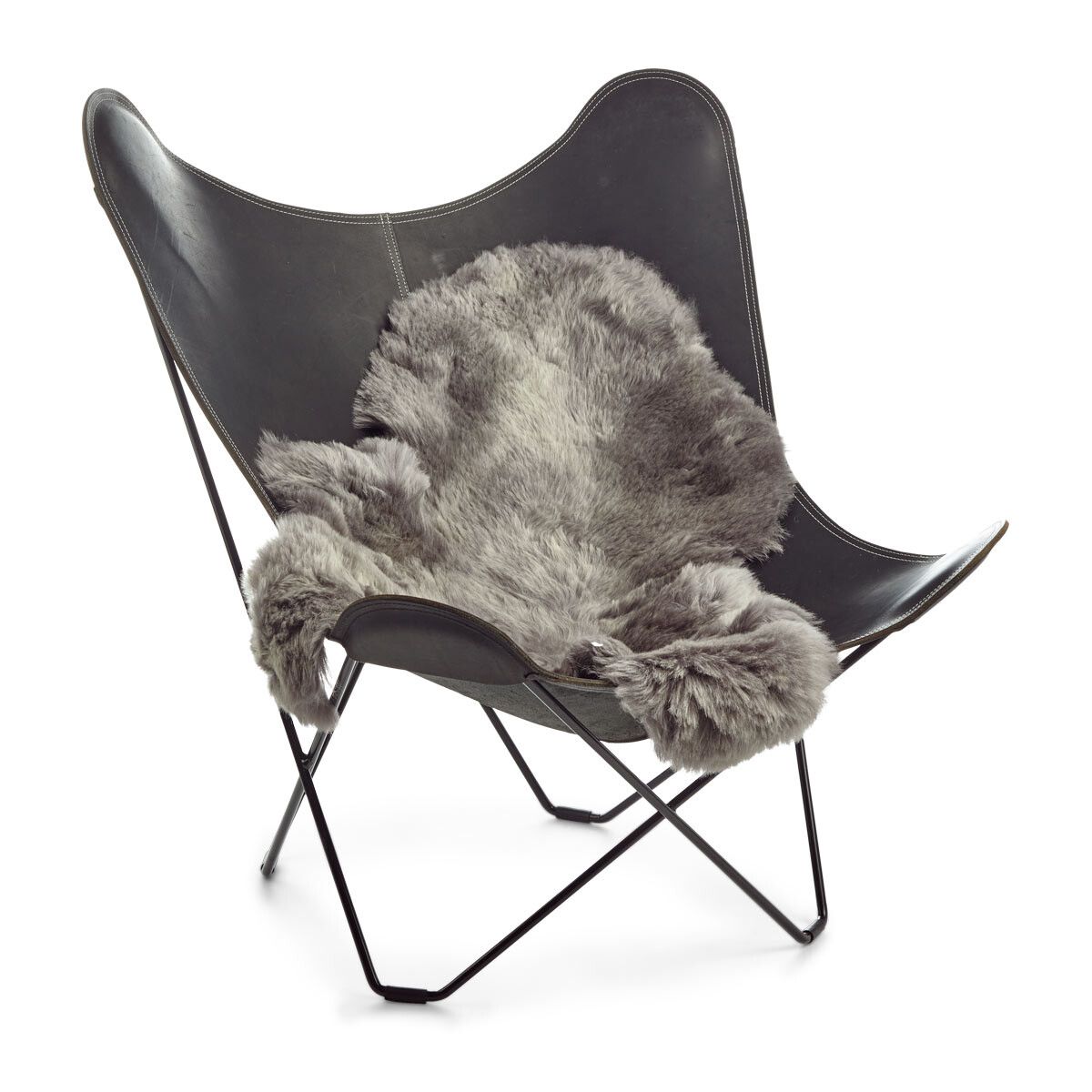 Peau de mouton islandaise | Laine courte | 90-100 cm