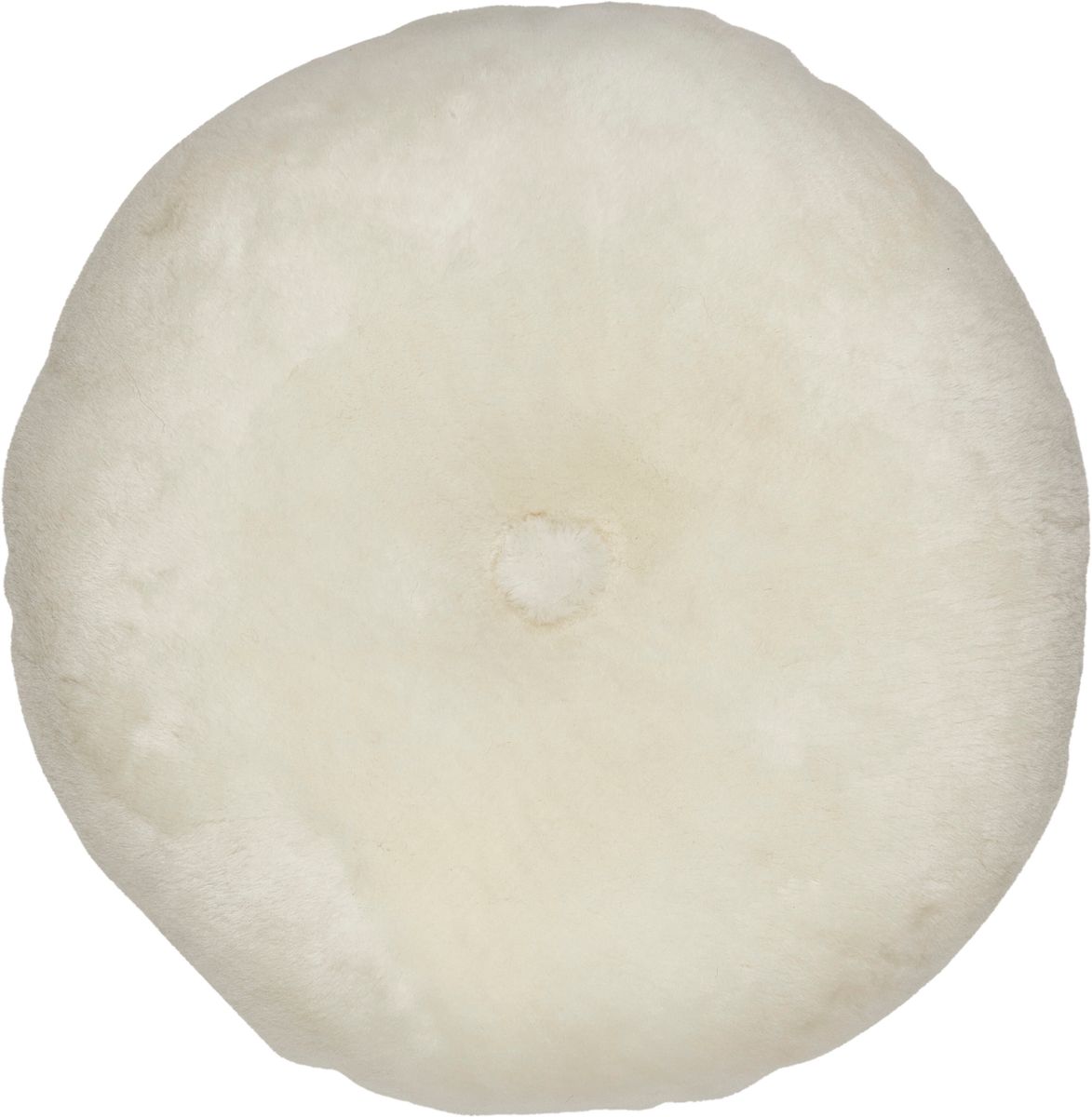 Coussin Mocassin | Double face | Ø45 cm Blanc