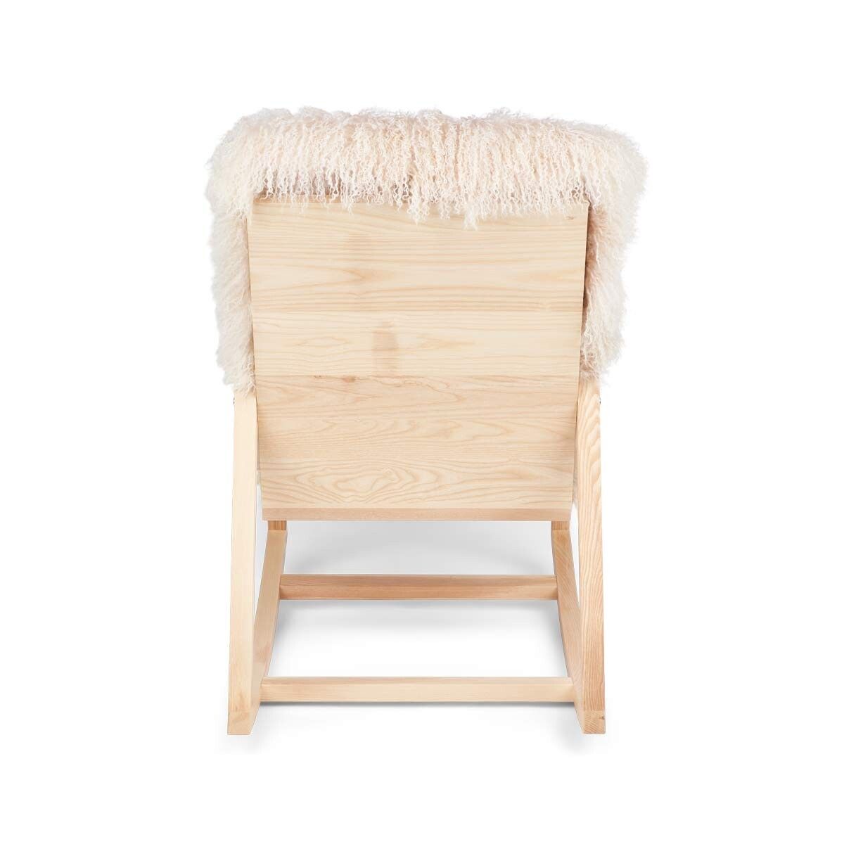 Fauteuil à bascule Huile naturelle de chêne