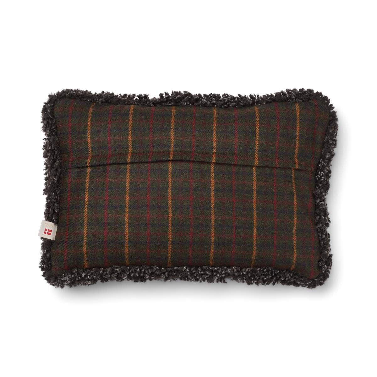 Coussin en laine | double face | garniture SW | 52x52 cm | 34x52 cm Kilberry Fir-D. Green/Capp.i