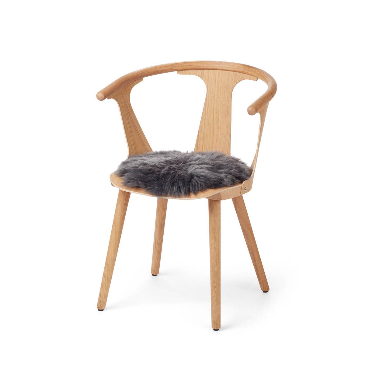 Dessus de siège premium | Laine longue | Nouvelle-Zélande | Ø34 cm