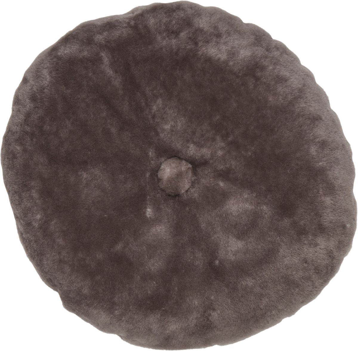 Coussin Mocassin | Double face | Ø45 cm Gris Foncé