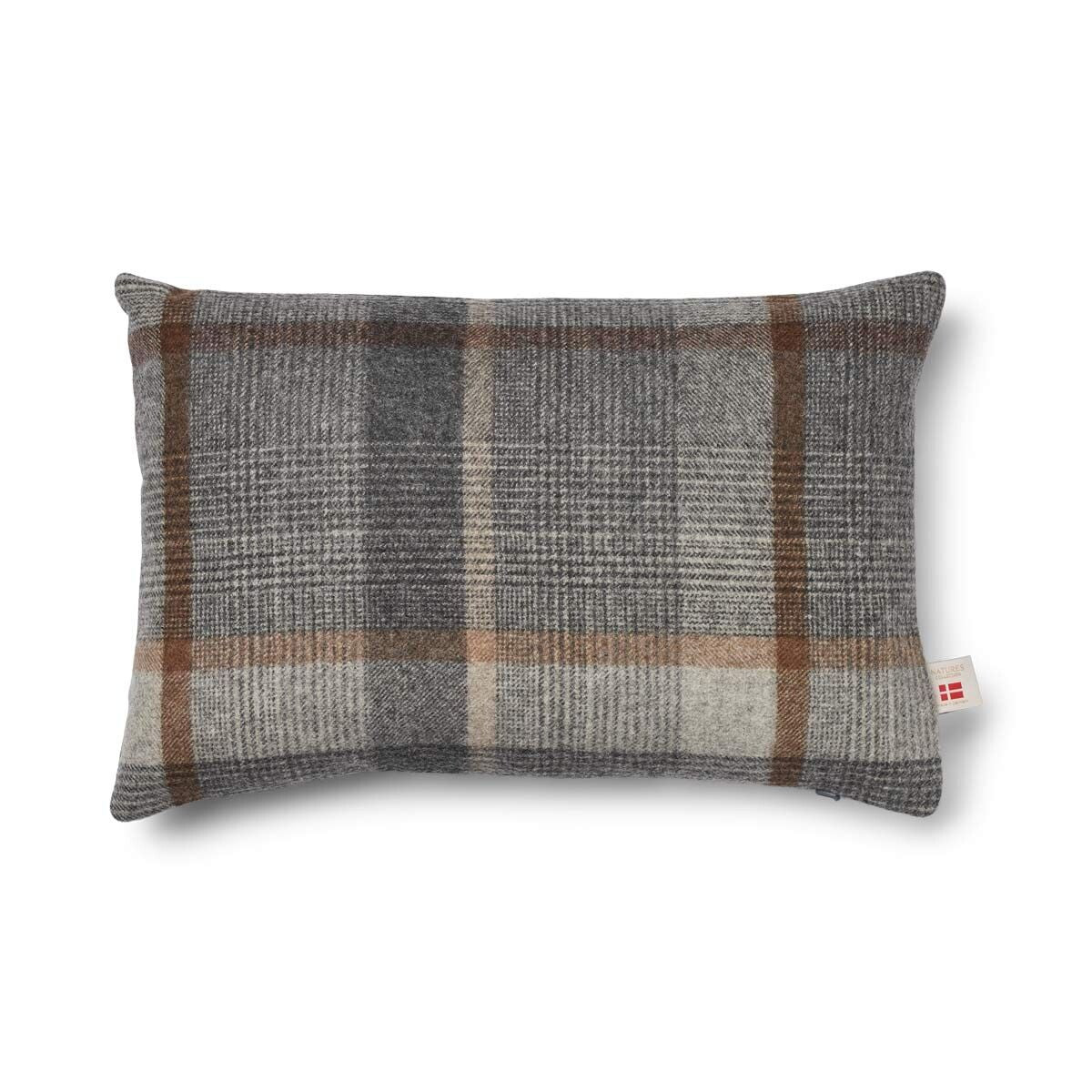 Coussin double face | 52x52 cm | 34x52 cm Glencheck-Grey