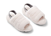 Chausson bouclé duveteux