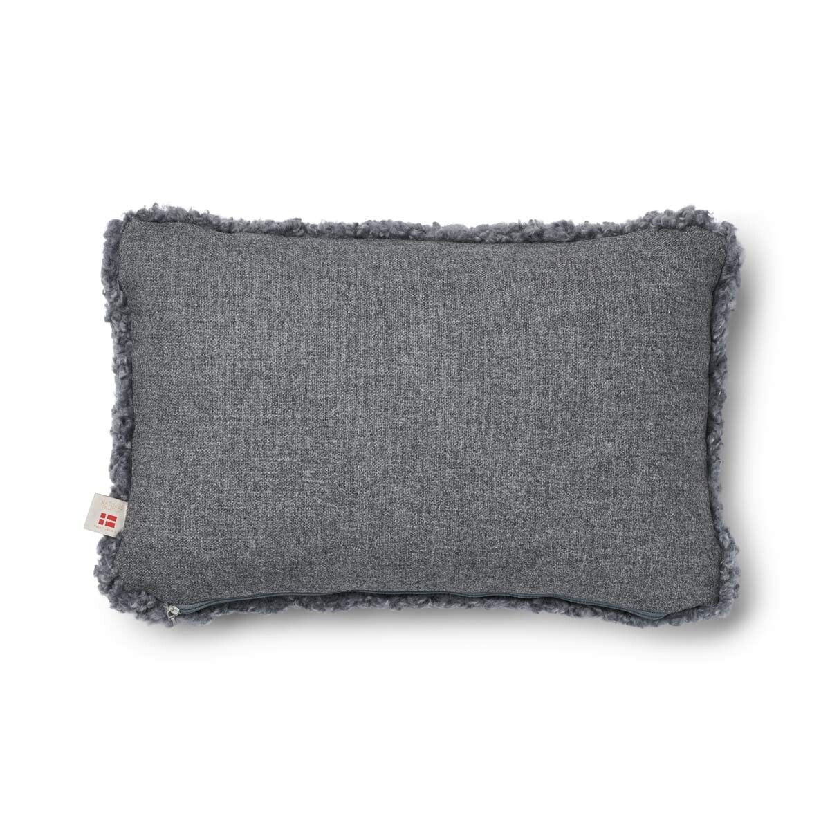 Coussin en laine courte de mouton - 52x52 cm