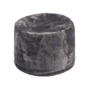 Pouf rond style mocassin | Ø55 × H36 cm