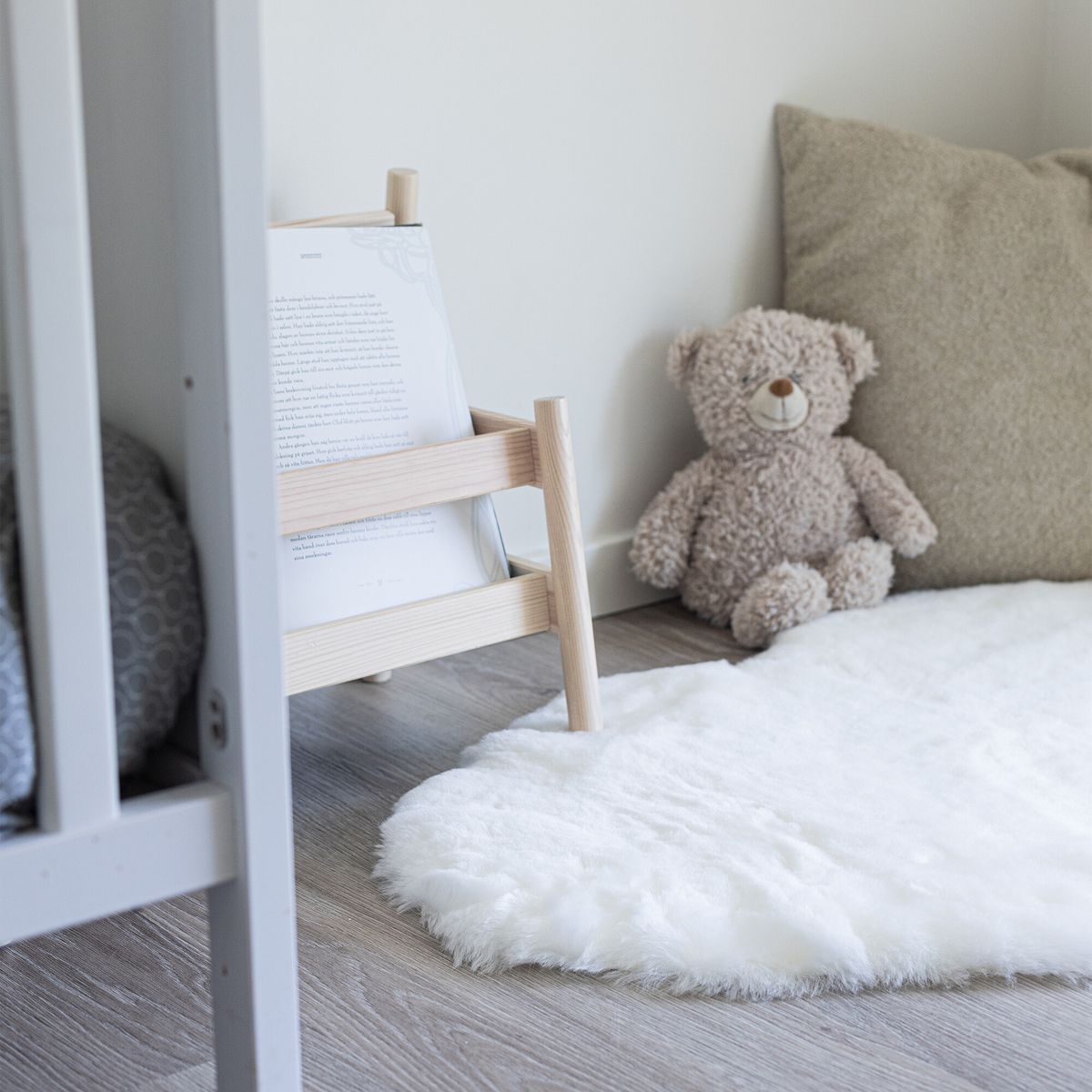 Peau de mouton pour bébé | Laine courte | Nouvelle-Zélande Blanche-Neige