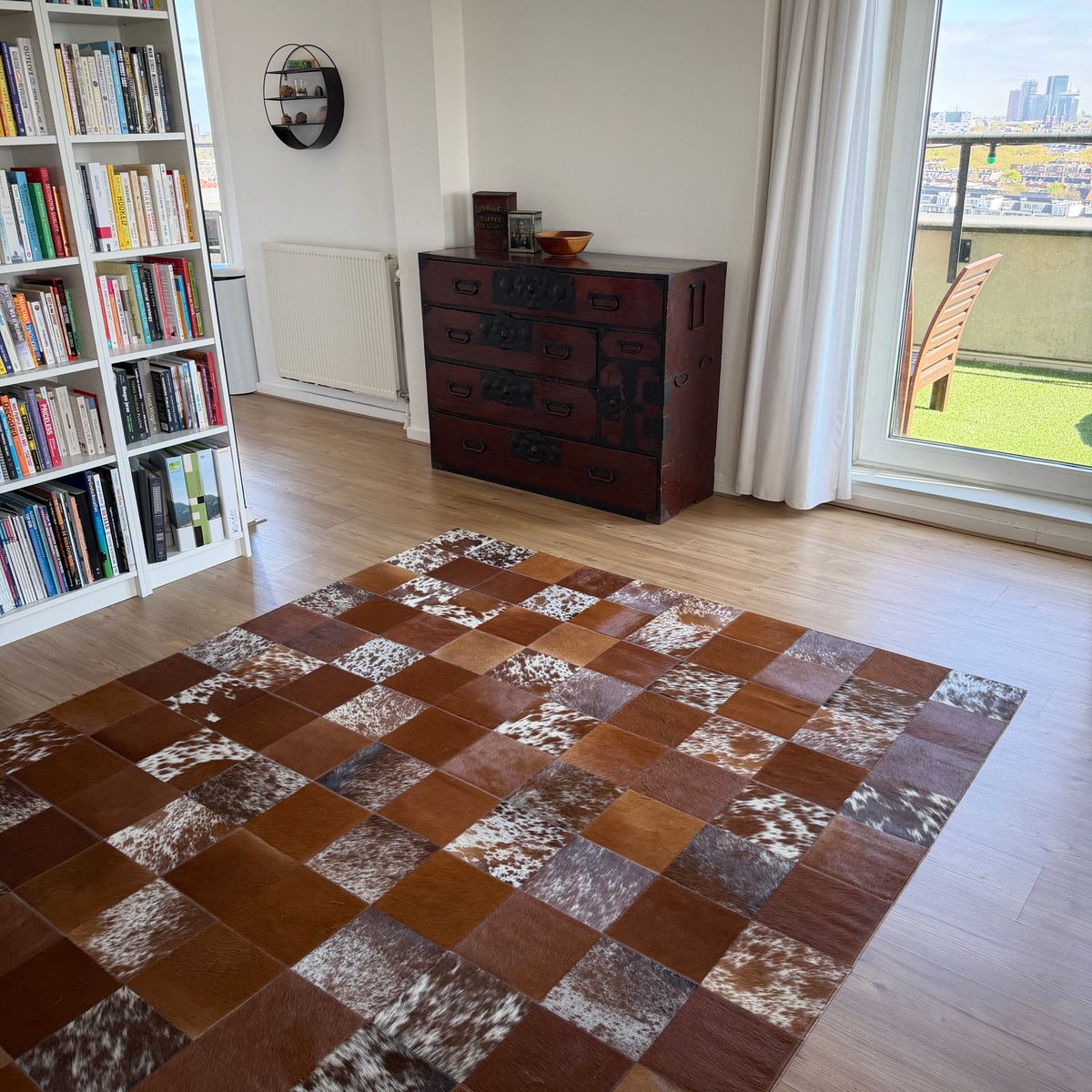 Tapis design en peau de vache Lisbonne