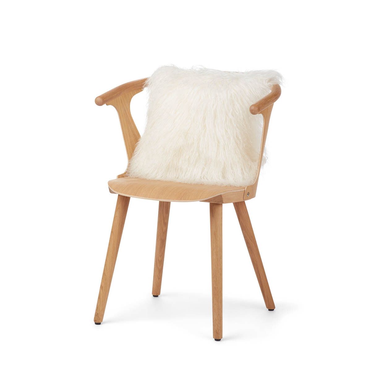 Coussin en peau de mouton tibétain | 40x40 cm