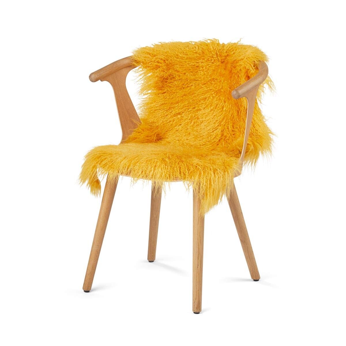 Peau de mouton tibétaine bouclée | 85 × 50 cm