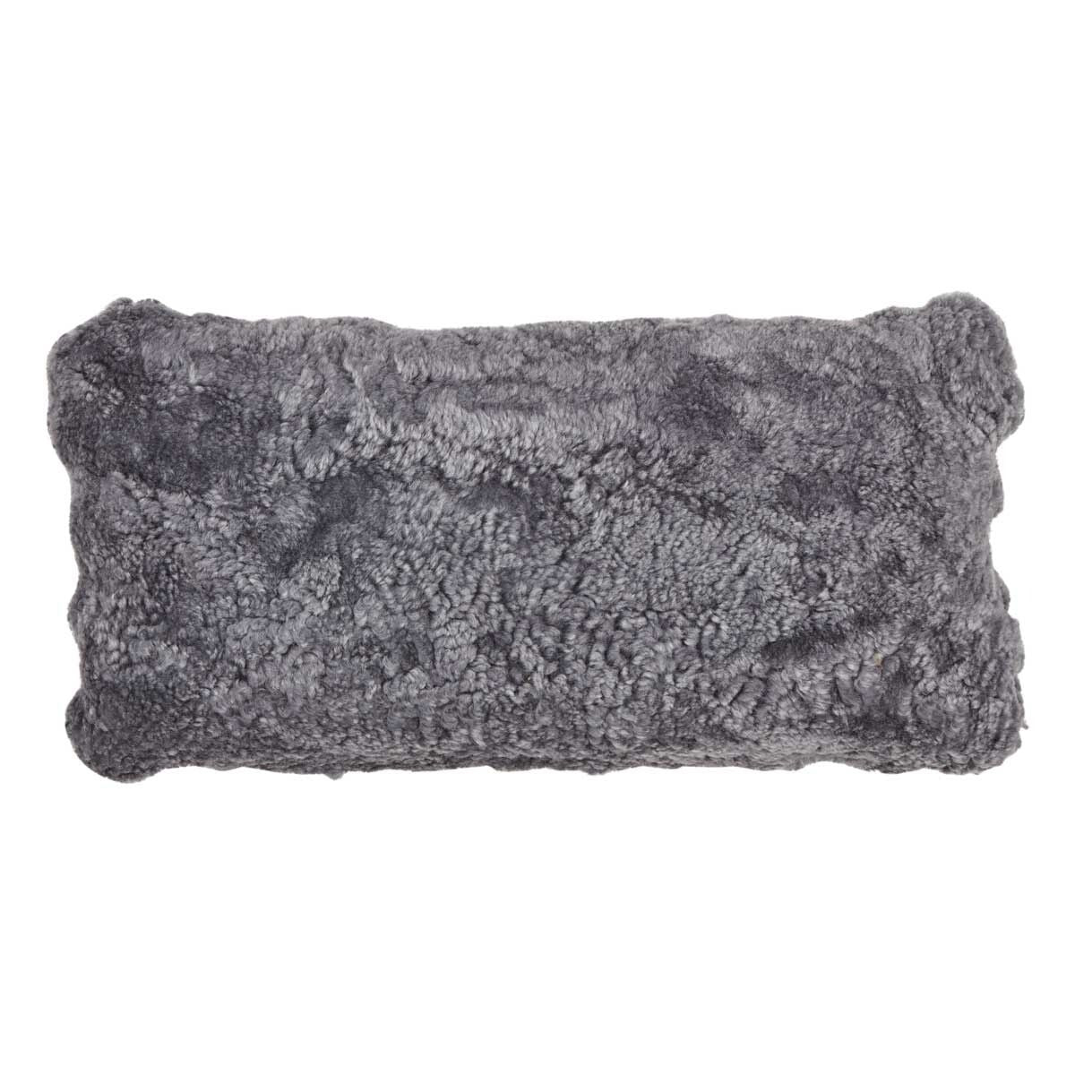 Coussin en laine courte de mouton | double face | SW | 30x60 cm