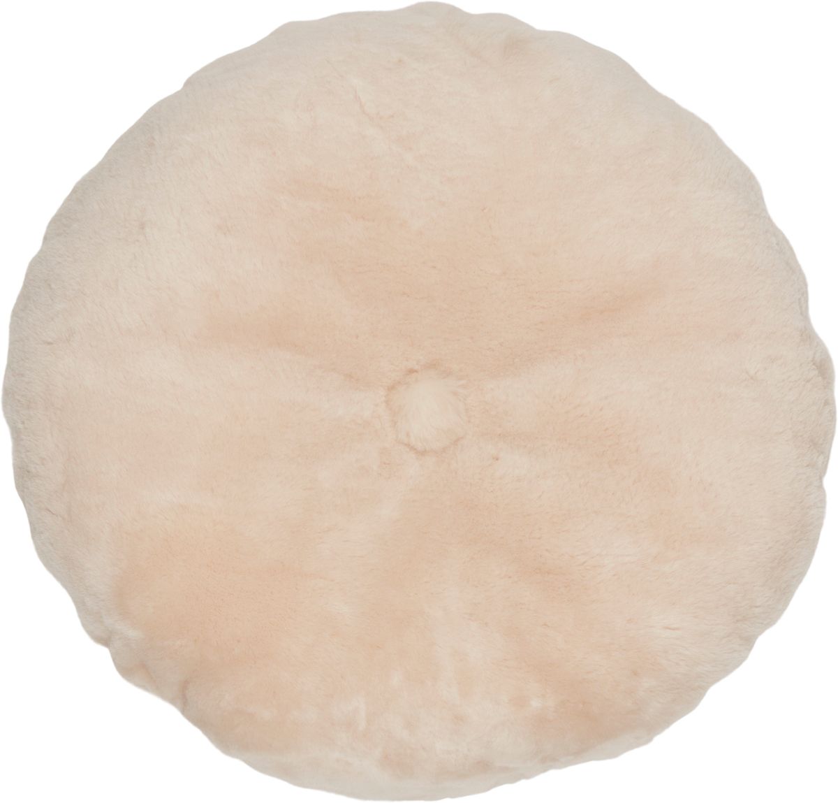 Coussin Mocassin | Double face | Ø45 cm Châtaigne