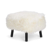 Repose-pieds Emily | Peau de mouton  | Laine longue