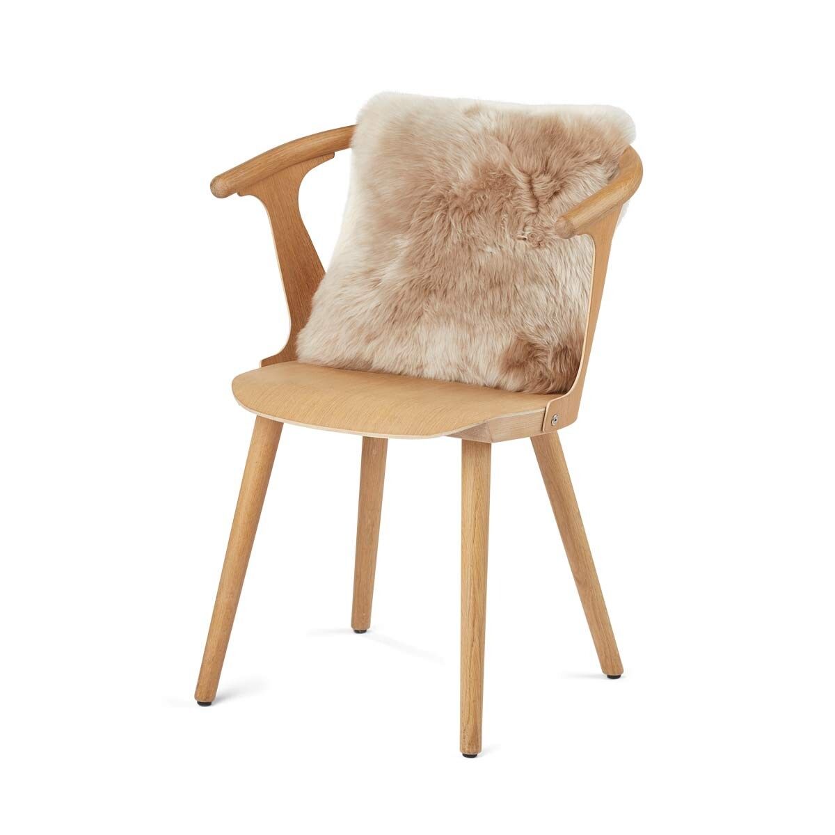 Coussin en peau de mouton | Laine longue | Nouvelle-Zélande | 40x40 cm