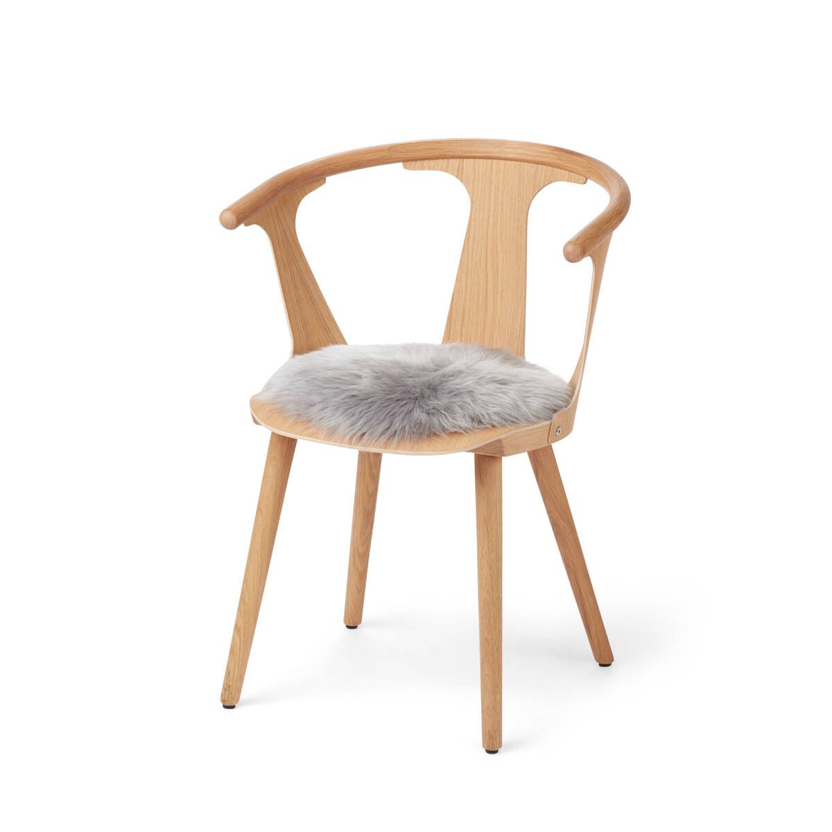 Dessus de siège premium | Laine longue | Nouvelle-Zélande | Ø34 cm