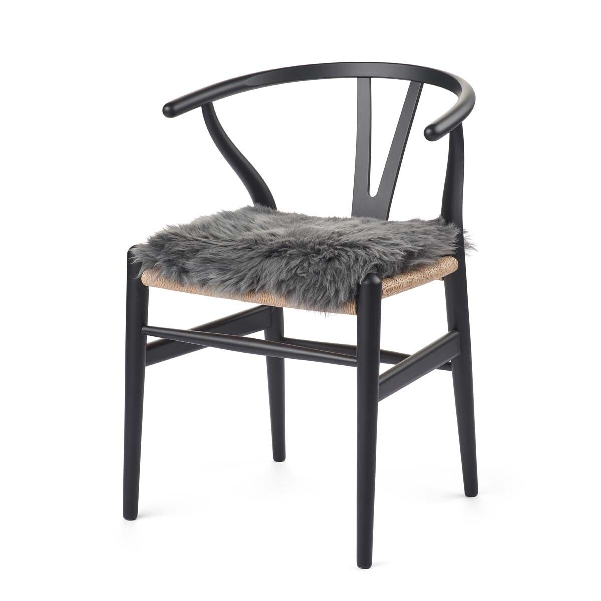 Long Wool Sheepskin Seat Cover WIth Filling