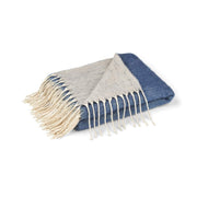 Jeté double face en laine de mohair | 130 × 170 cm