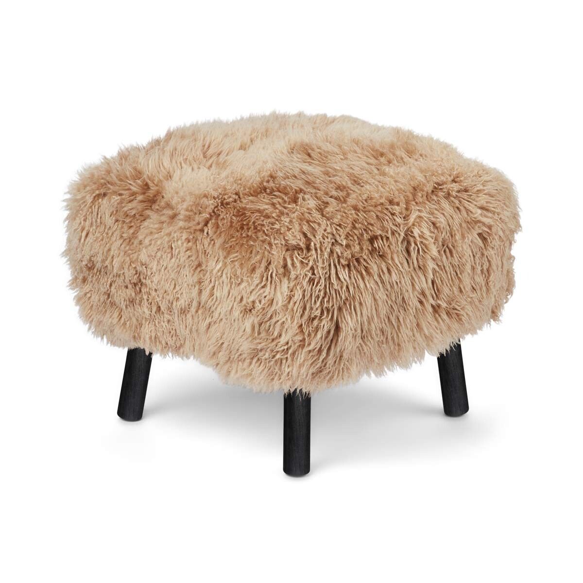 Repose-pieds Emily | Peau de mouton  | Laine longue