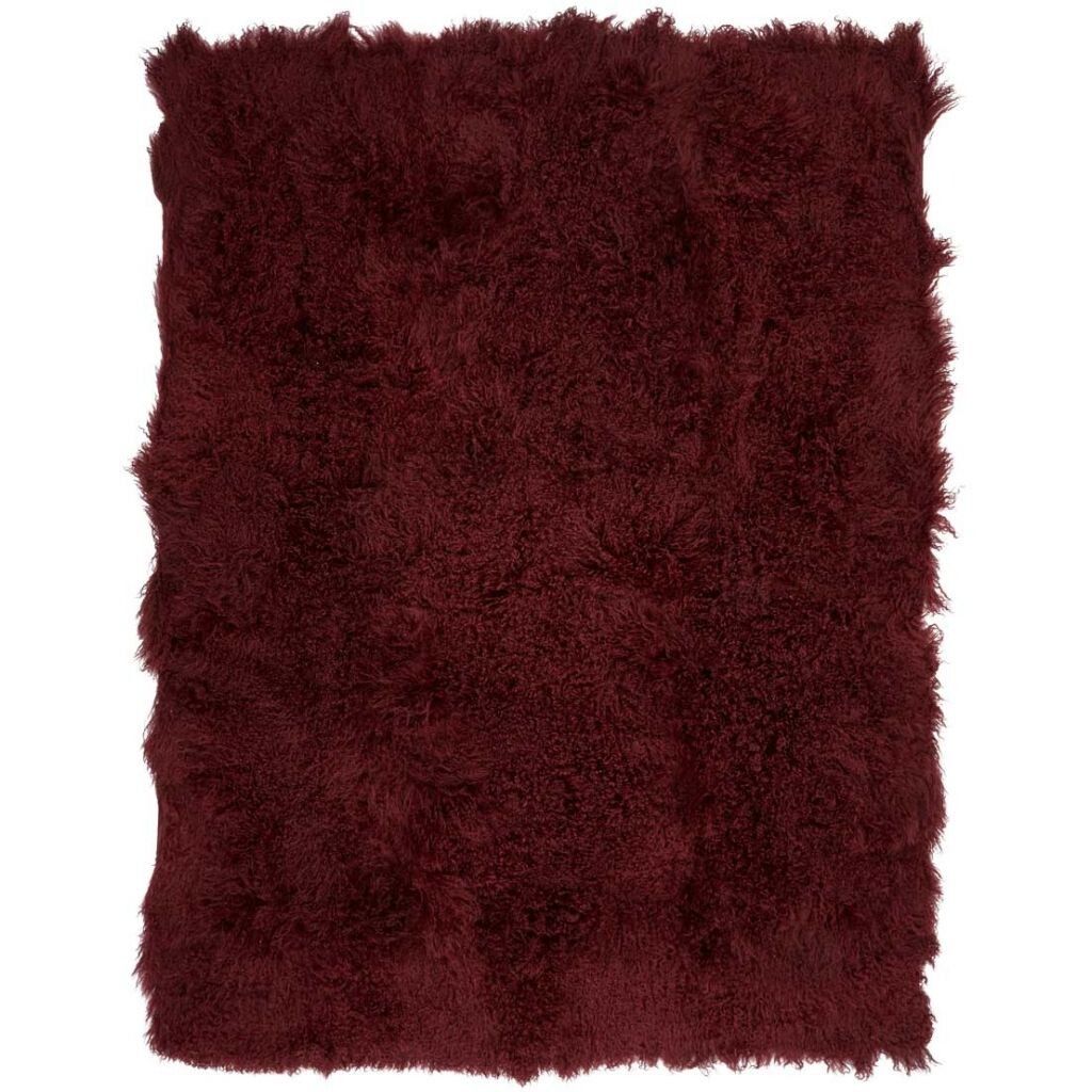 Throw of Curly Sheepskin