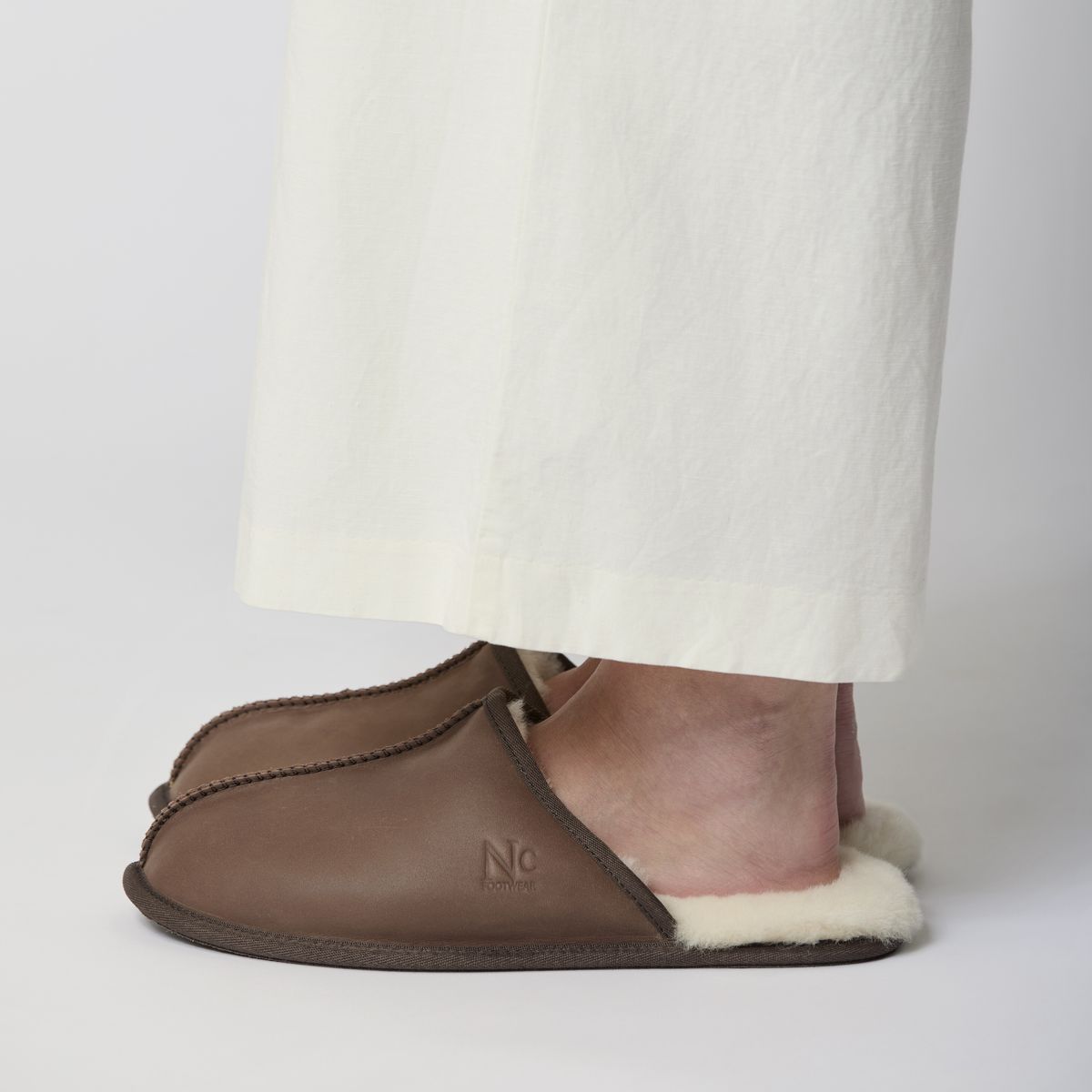 Chausson homme Nappa noir