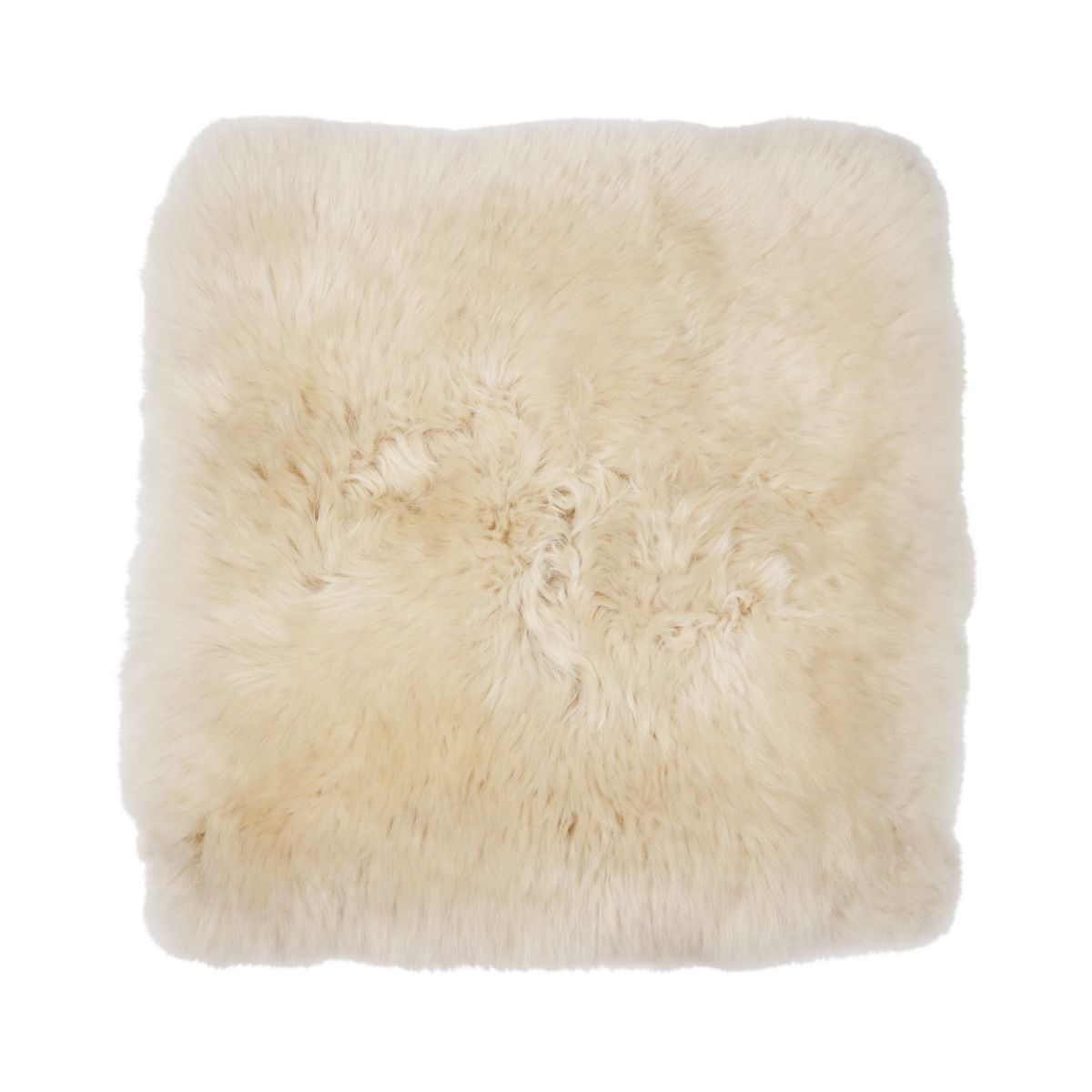 Dessus de siège en laine longue de Nouvelle-Zélande | 40 x 40 cm Linge