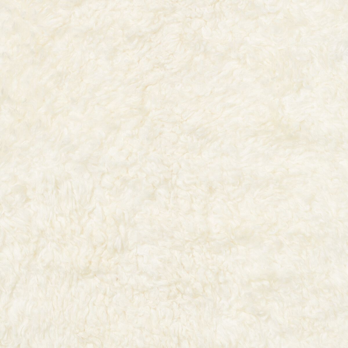 Tapis court en laine bouclée en peau de mouton à motif de coquille | 210x150 cm