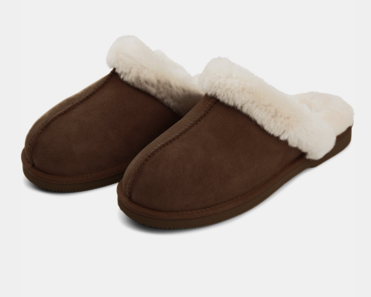 Chausson bouclé duveteux