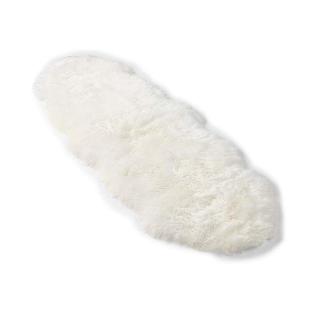 Tapis en peau de mouton mérinos | Laine longue | 170x60 cm