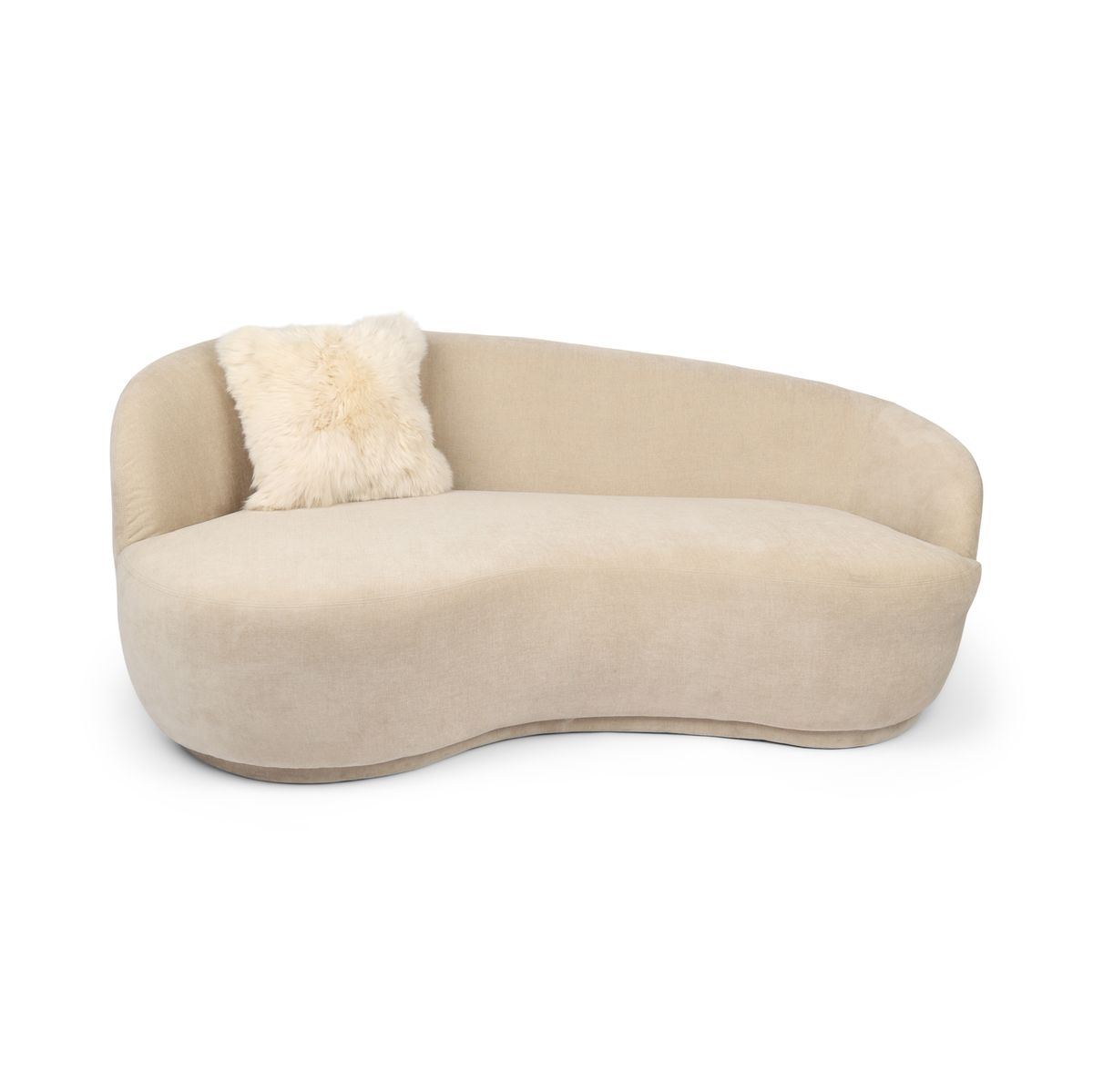 Housse de coussin de siège | Laine longue | Nouvelle-Zélande | 40x40 cm