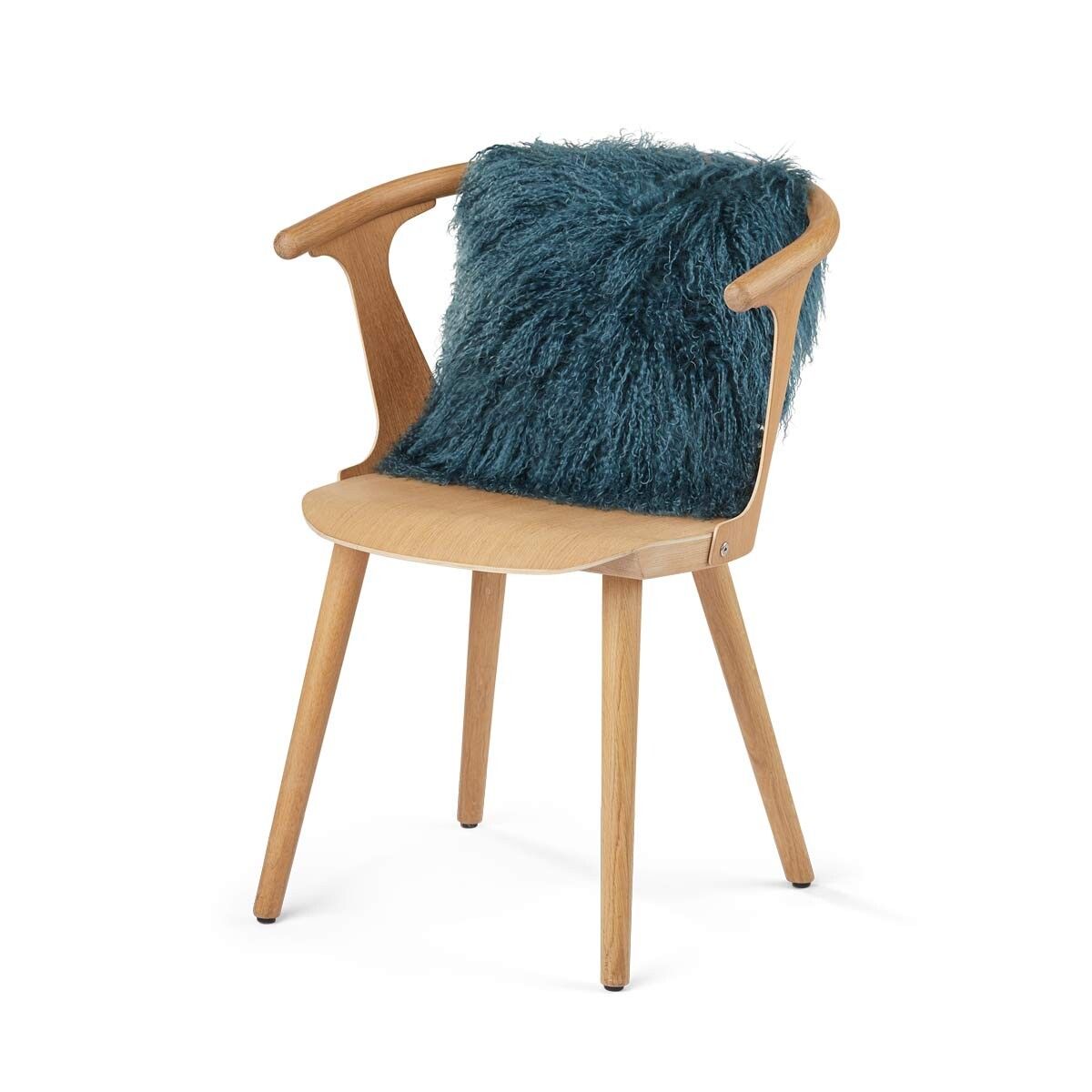 Coussin en peau de mouton tibétain | 40x40 cm