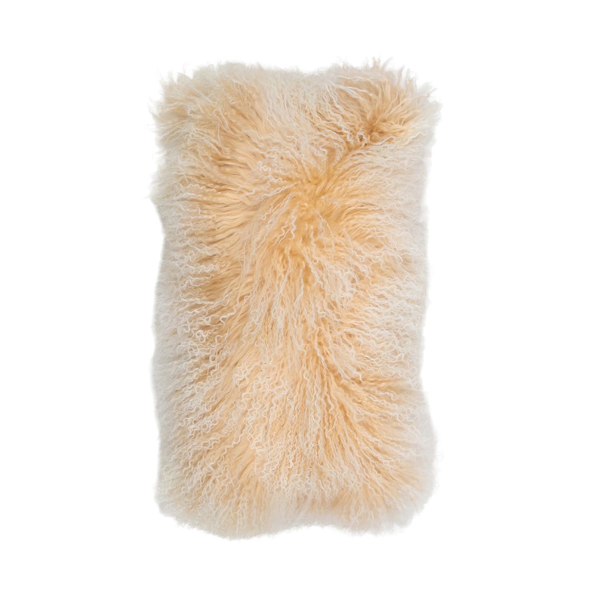 Coussin bouclé | 28x56 cm Lever de soleil arctique