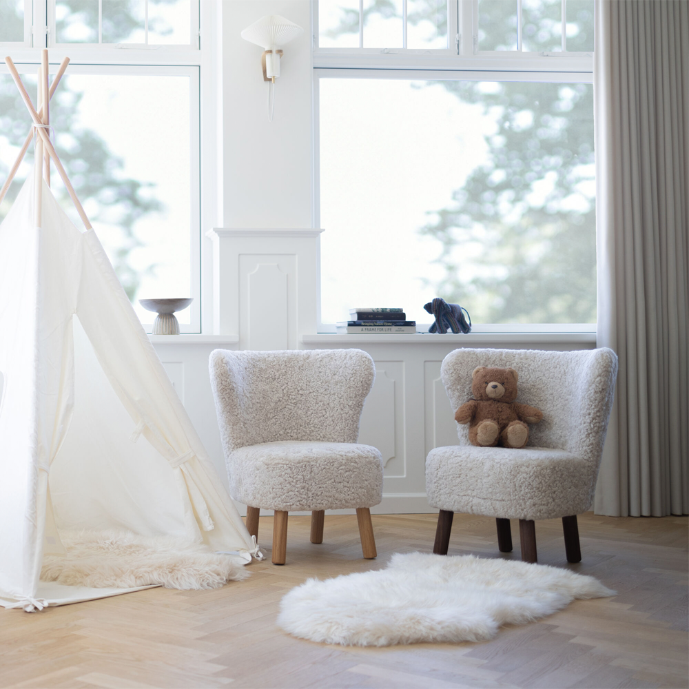 Fauteuil lounge mini Emma Anthracite