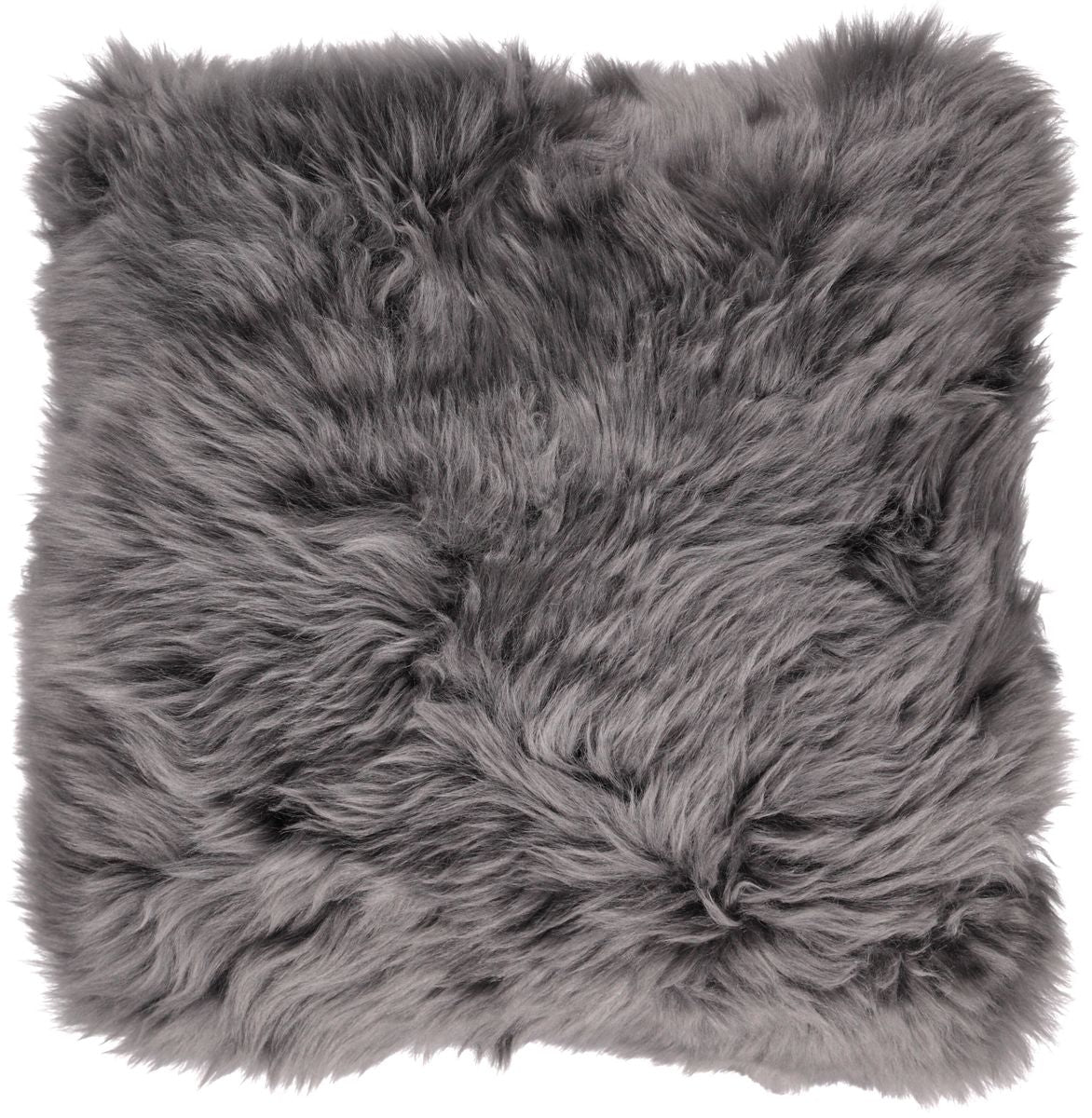 Long-Wool Sheepskin Cushion | 35x35 cm