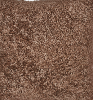 Short Wool Curly Sheepskin Shell Design Rug | 210x150 cm