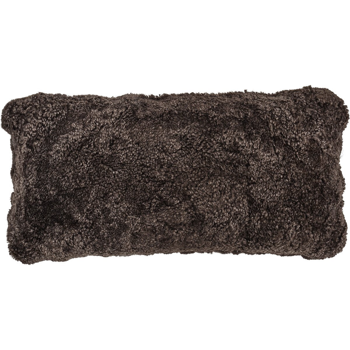 Coussin en laine courte de mouton | double face | SW | 30x60 cm Cappuccino