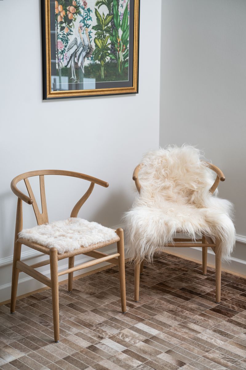 Icelandic Sheepskin | Long Wool | Natural colors | 90 cm Off White