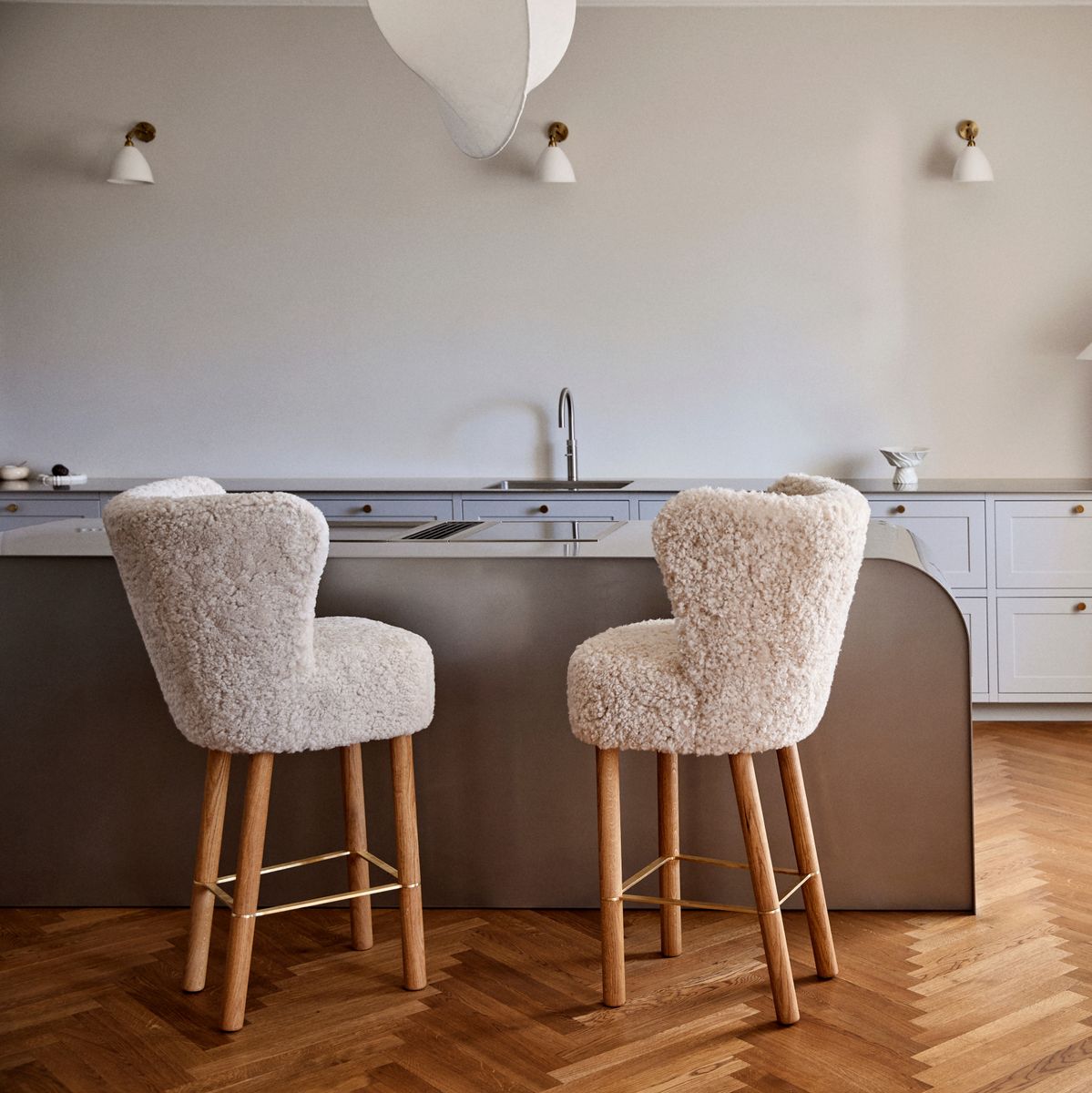 Tabouret de bar Emilia Anthracite