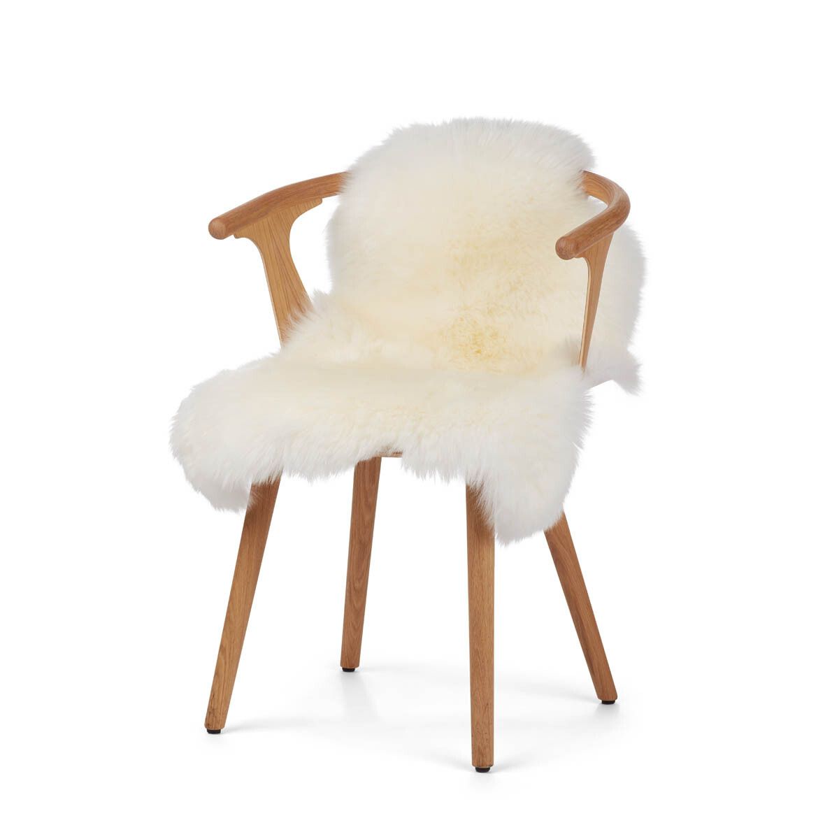 Peau de mouton de Nouvelle-Zélande à laine longue 100 cm