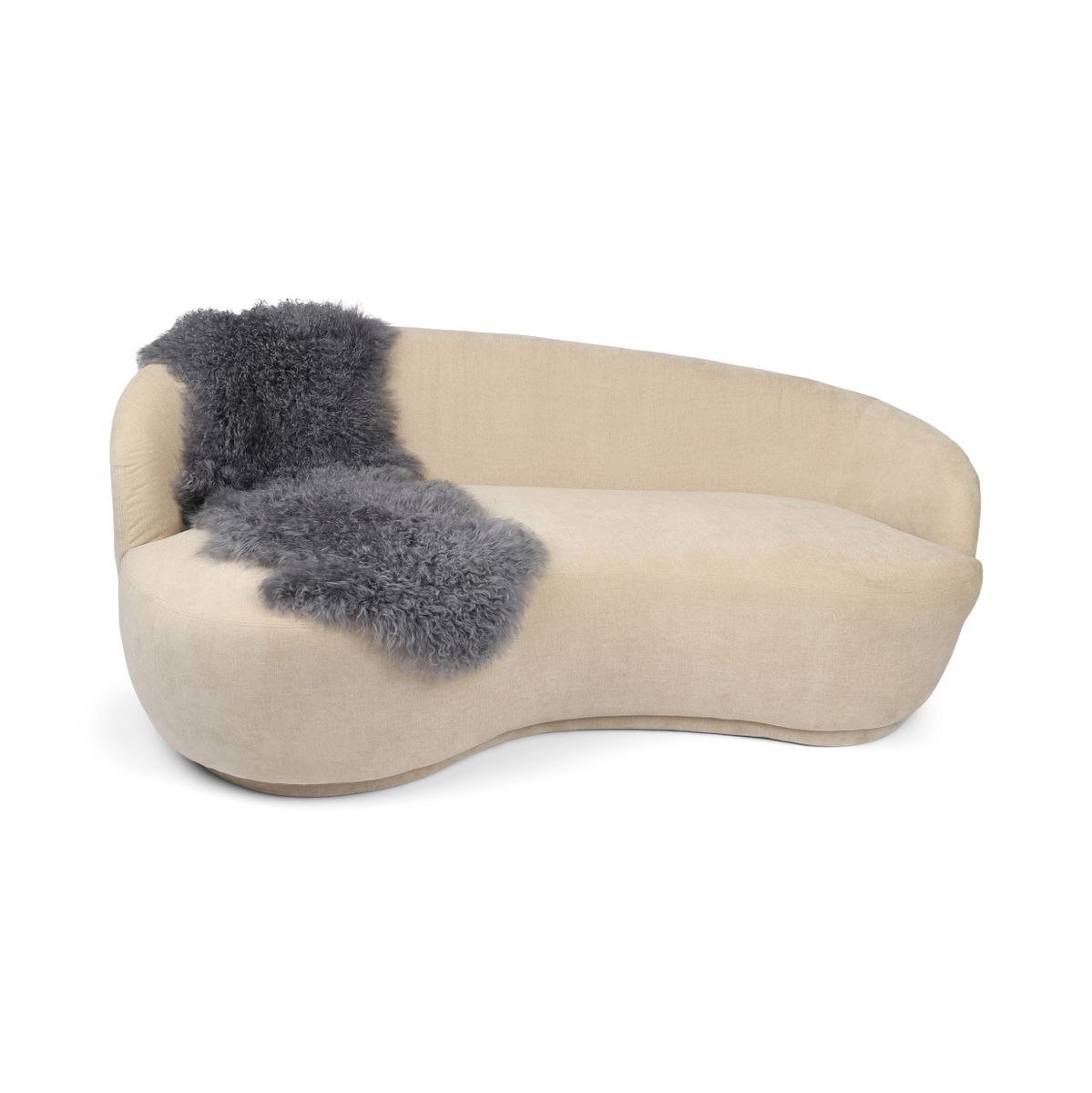 Peau de mouton tibétaine double | 150 × 50 cm