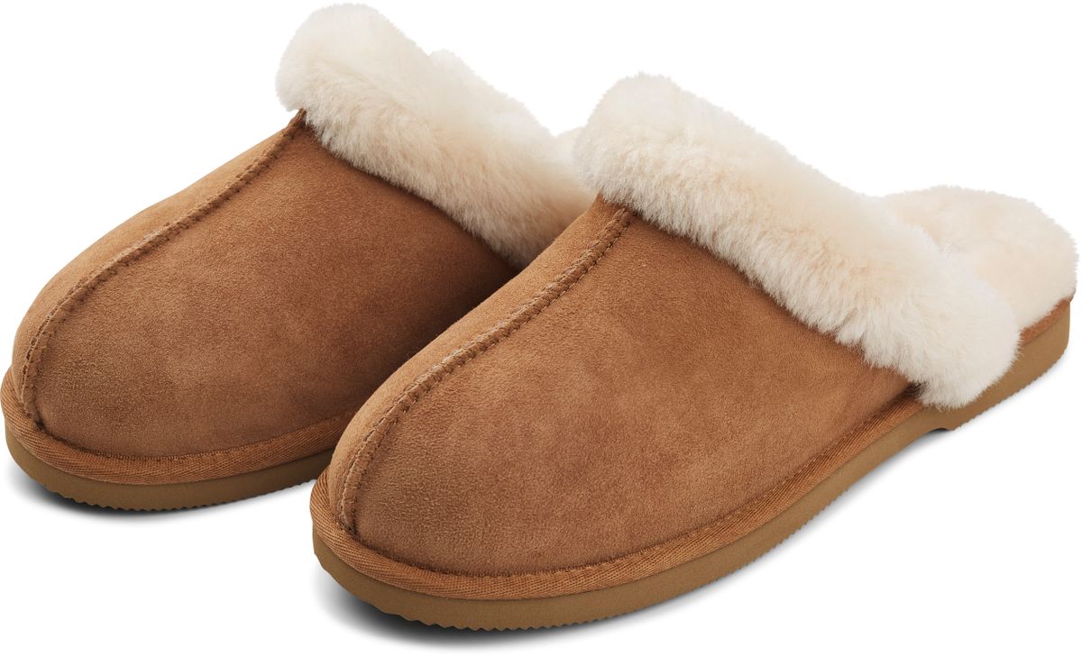 Chausson bouclé duveteux