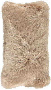 Coussin en peau de mouton longue laine | 28x56 cm