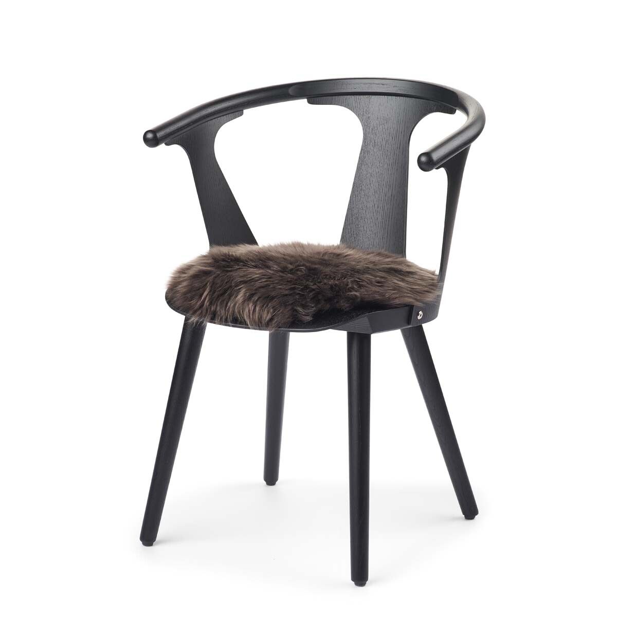 Long Wool Sheepskin Seat Cover | Ø38 cm