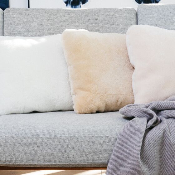 Coussin Mocassin | Double face | 40x40 cm Châtaigne