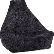 Fauteuil pouf en peau de mouton | Laine courte