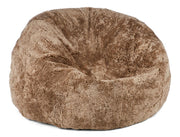 Pouf rond en peau de mouton | Laine courte | Moyenne | Grande